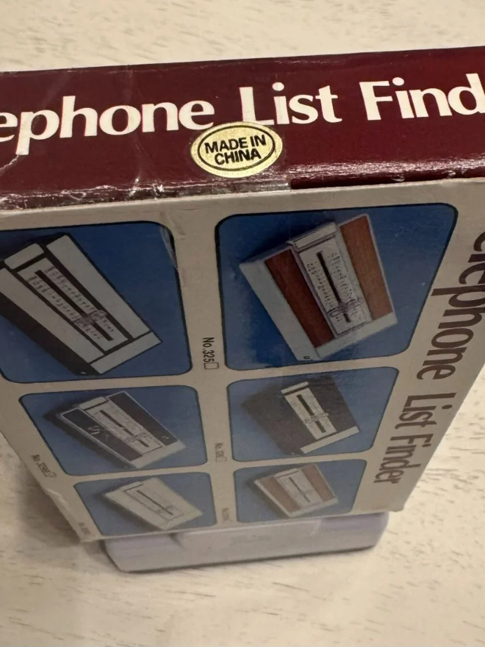 MCM Vintage Telephone List Finder Desktop Address Book NWT
